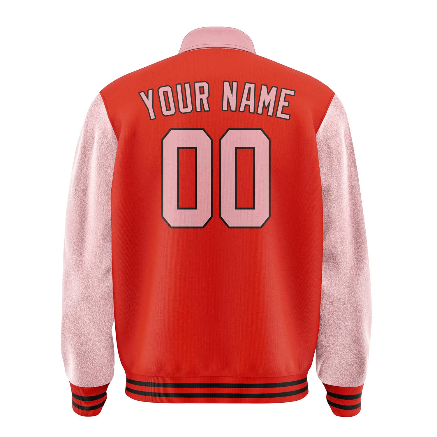 Maßgeschneidertes Orangerot Rosa Jacke