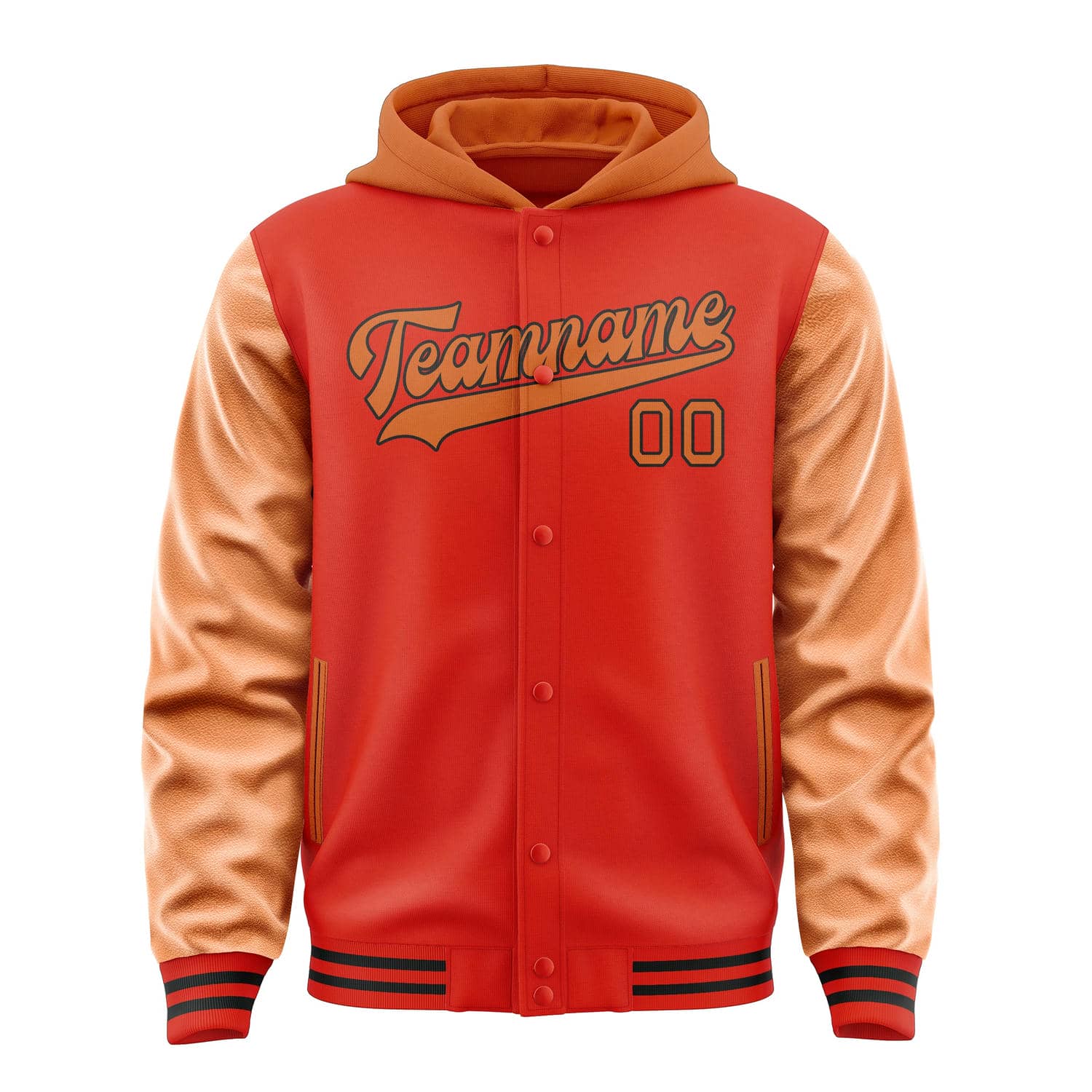 Maßgeschneidertes Orangerot Orange Jacke