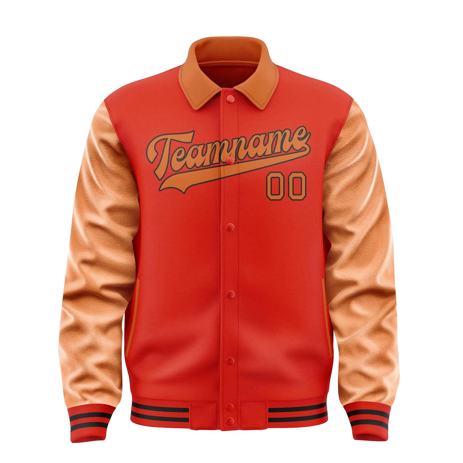 Maßgeschneidertes Orangerot Orange Jacke