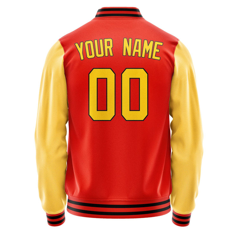 Maßgeschneidertes Orangerot Gold Jacke JA1212301217B31730
