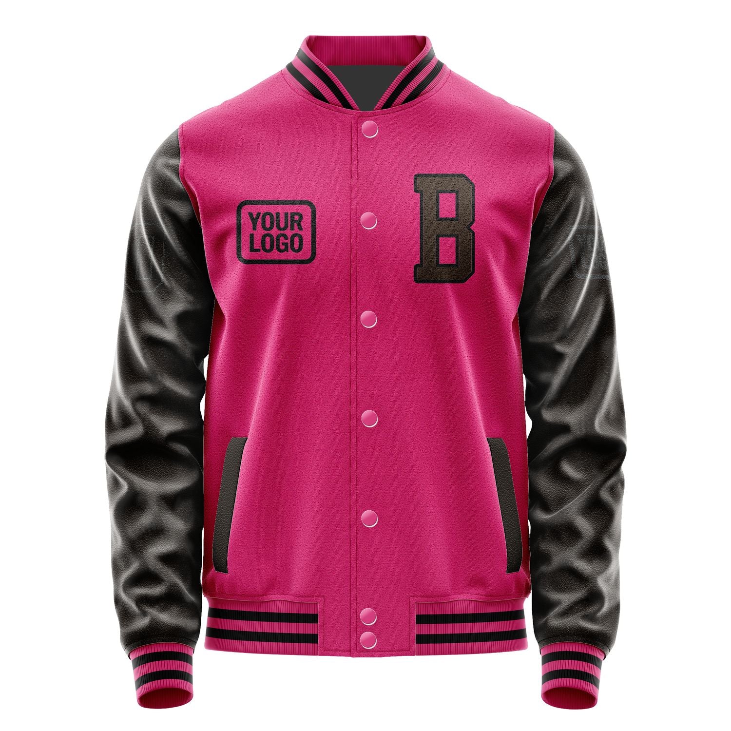 Maßgeschneidertes Rosarot Braun Jacke JA131301131717010117