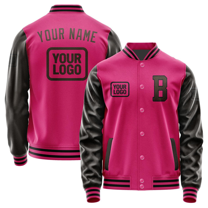 Maßgeschneidertes Rosarot Braun Jacke JA131301131717010117