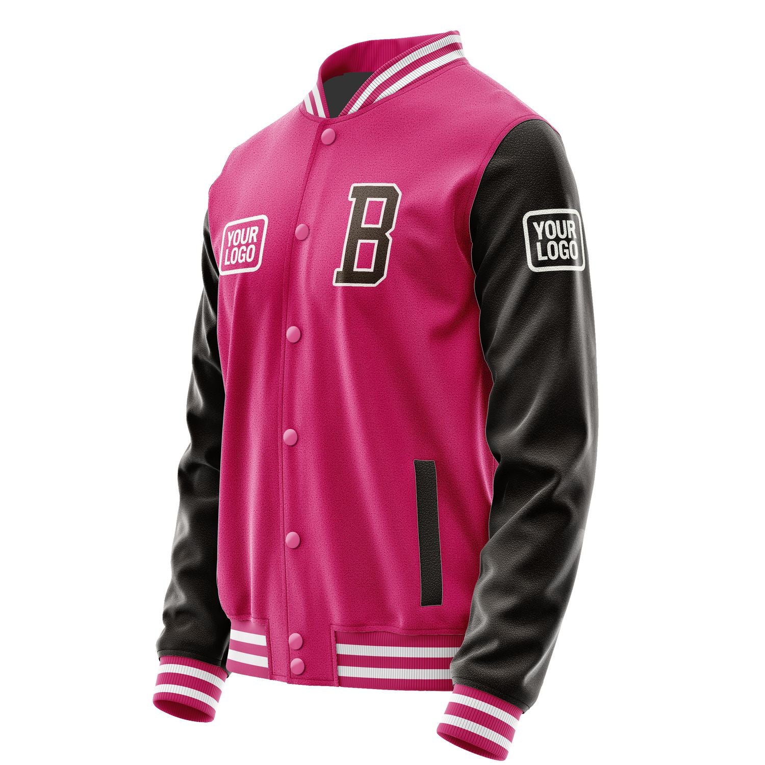 Maßgeschneidertes Rosarot Braun Jacke JA131301131818010118