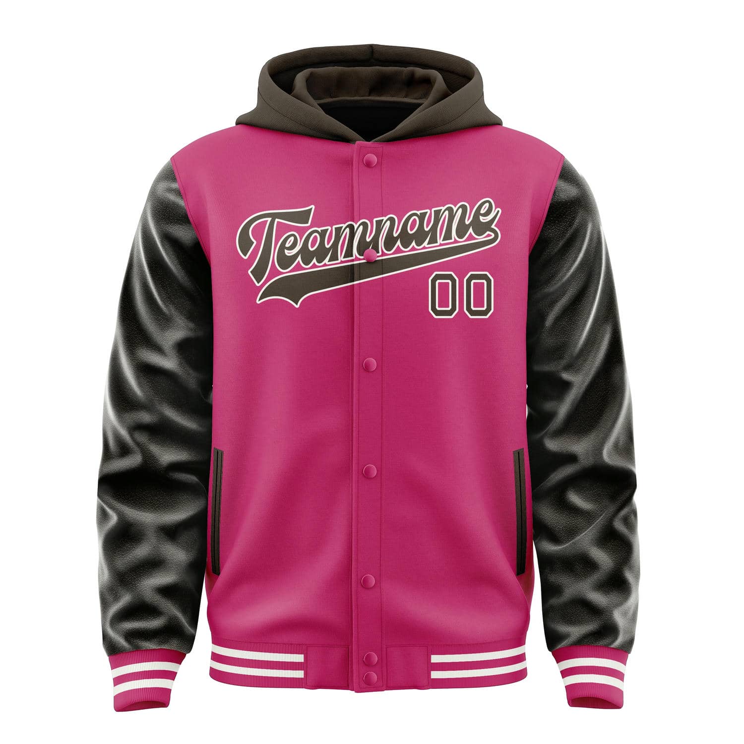 Maßgeschneidertes Rosarot Braun Jacke