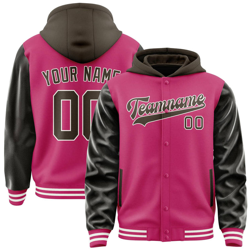 Maßgeschneidertes Rosarot Braun Jacke JA131301131818010118