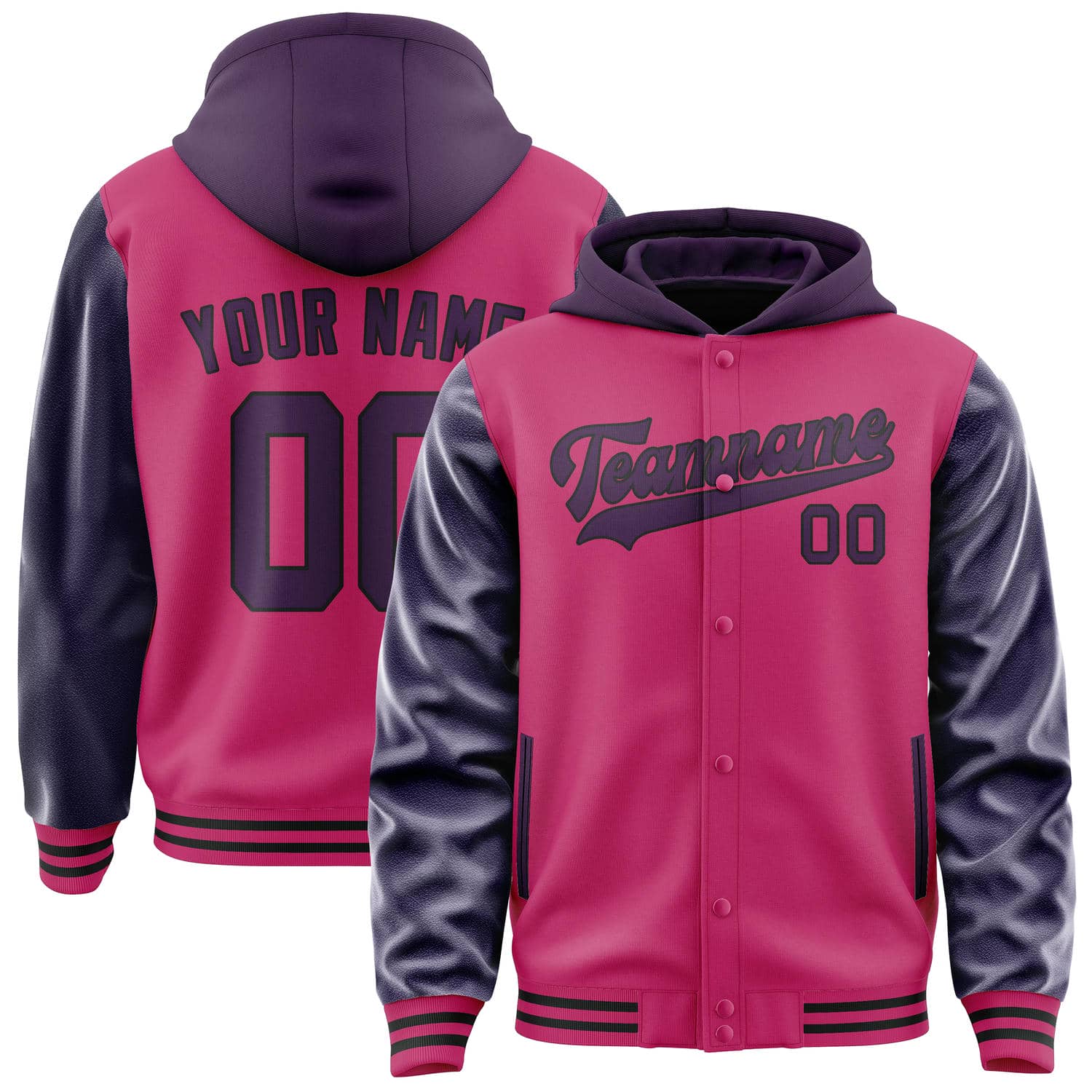 Maßgeschneidertes Rosarot Lila Jacke JA131307131717070717