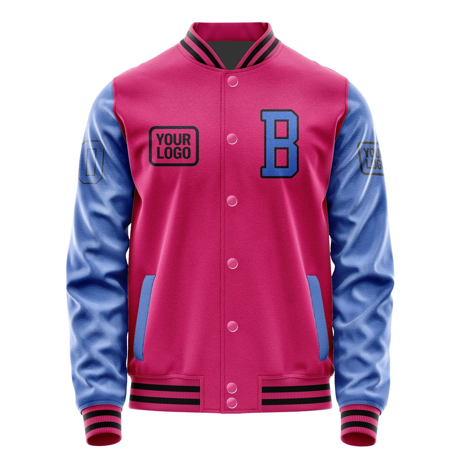 Maßgeschneidertes Rosarot Himmelblau Jacke JA131309131717090917