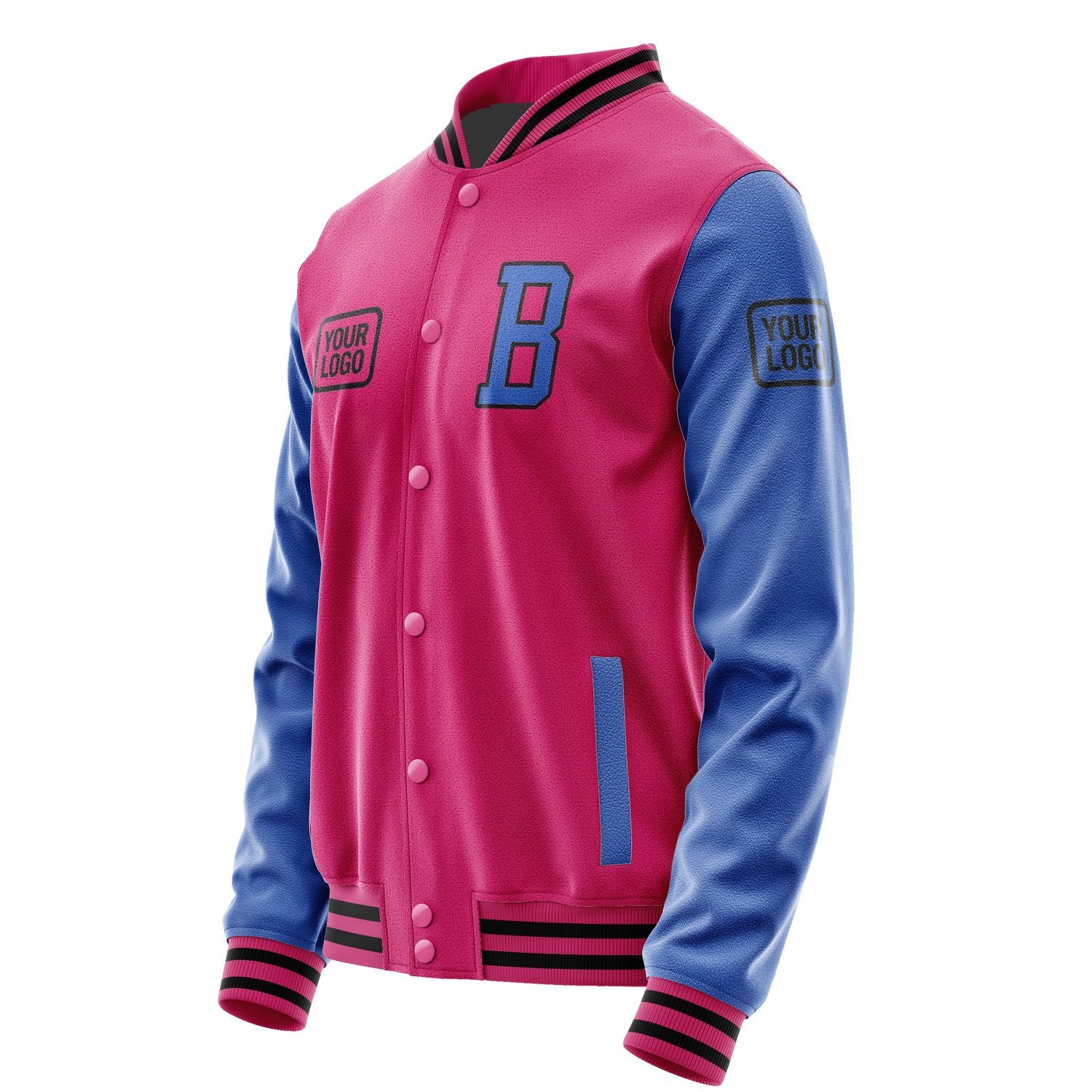 Maßgeschneidertes Rosarot Himmelblau Jacke JA131309131717090917