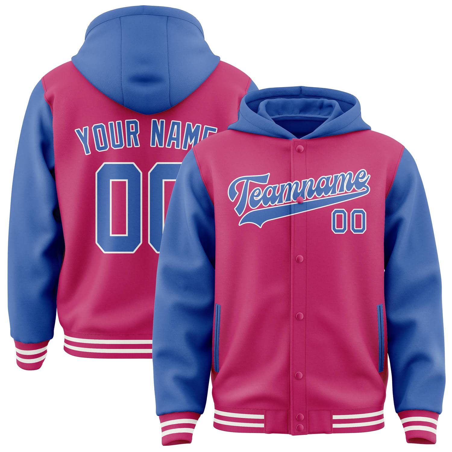 Maßgeschneidertes Rosarot Himmelblau Jacke JA131309131818090918