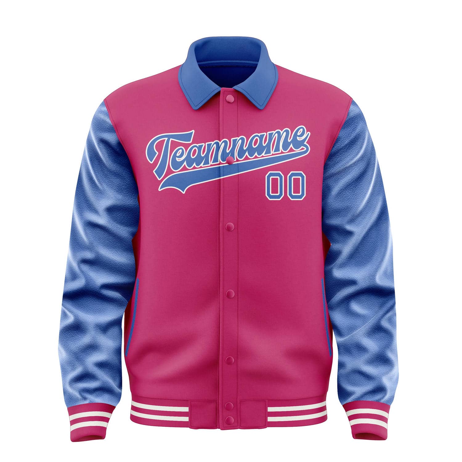Maßgeschneidertes Rosarot Himmelblau Jacke