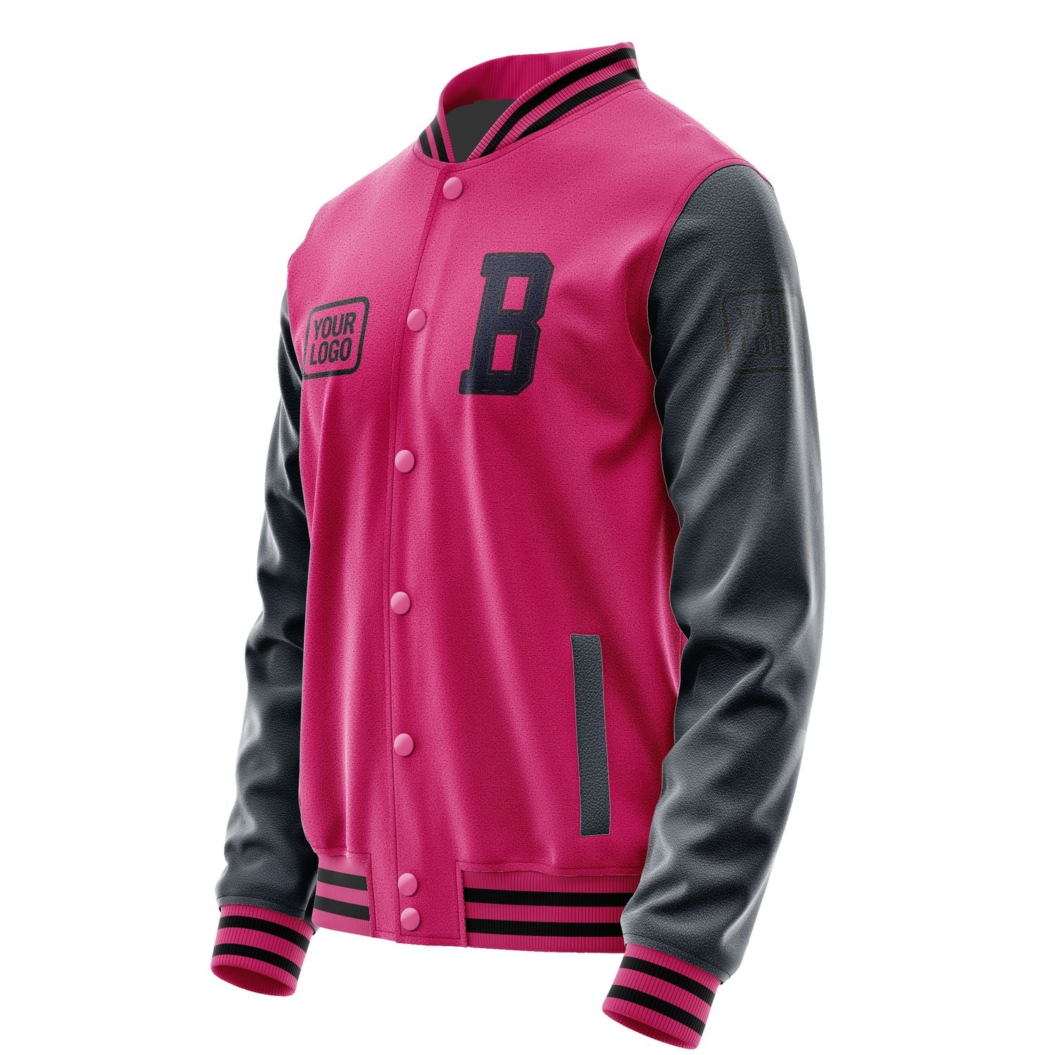 Maßgeschneidertes Rosarot Stahlblau Jacke JA131311131717111117