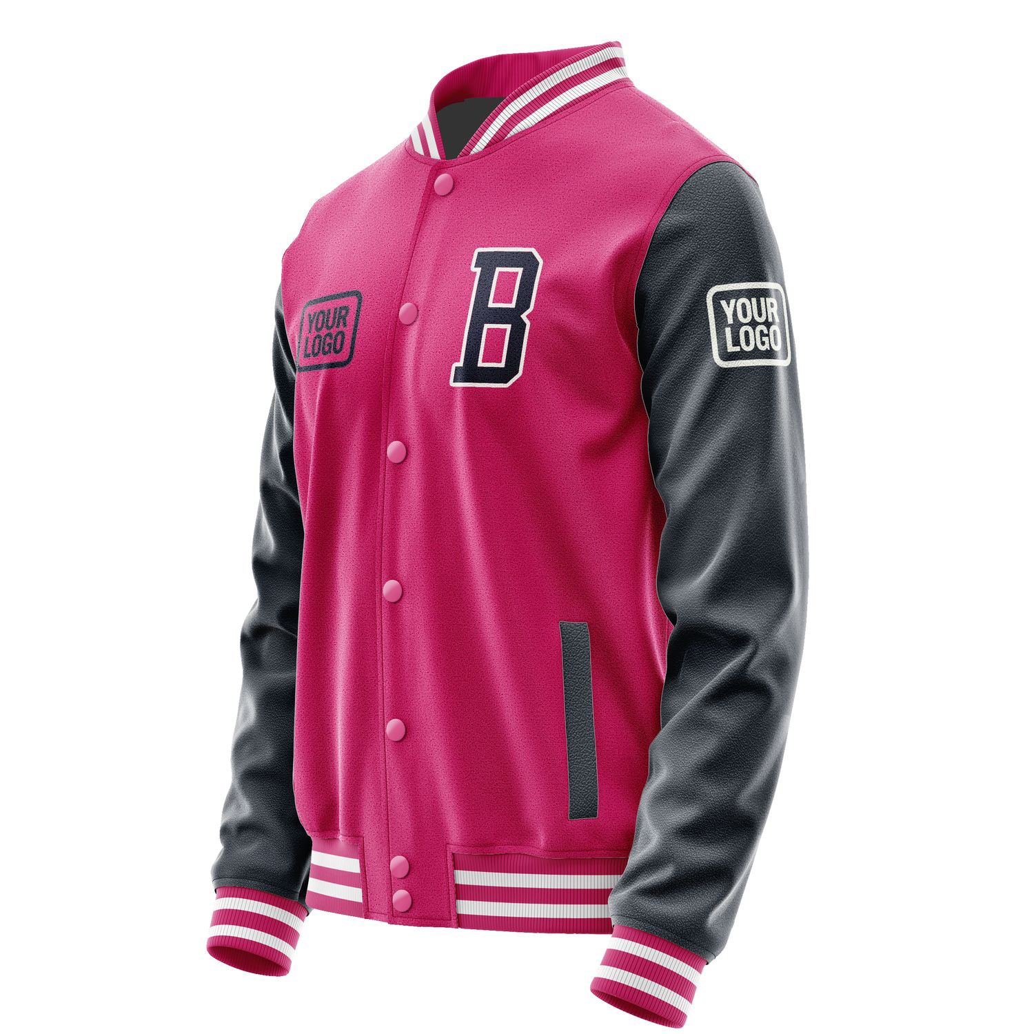 Maßgeschneidertes Rosarot Stahlblau Jacke JA131311131818111118