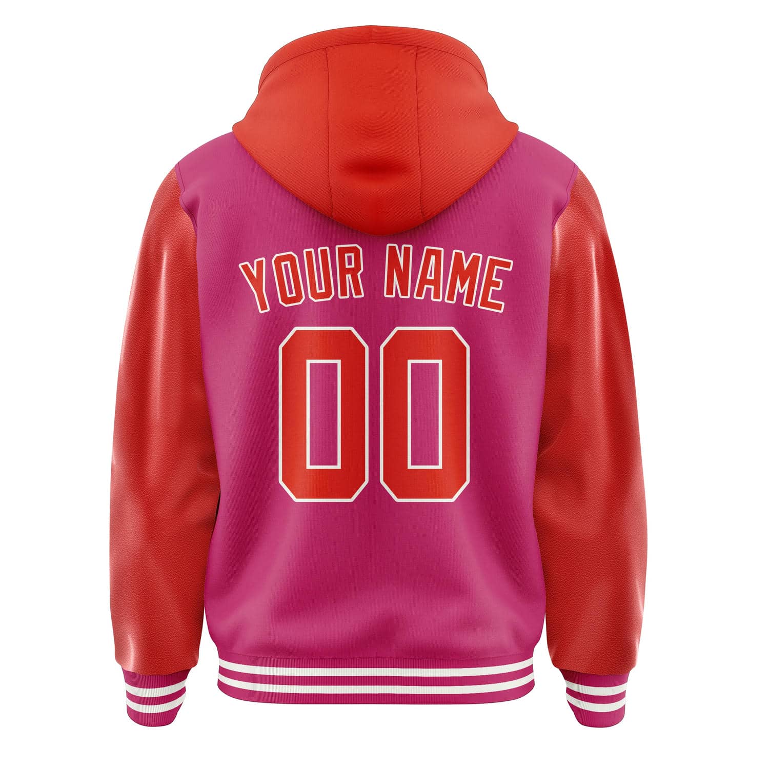 Maßgeschneidertes Rosarot Orangerot Jacke