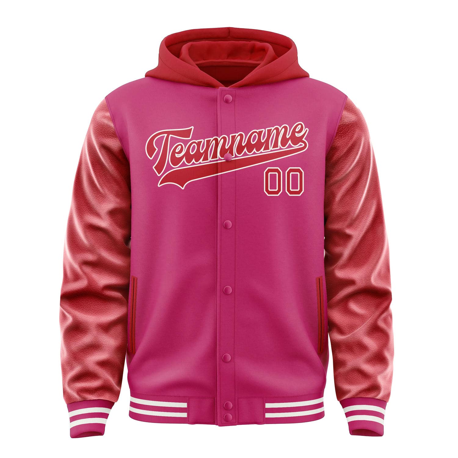 Maßgeschneidertes Rosarot Rot Jacke