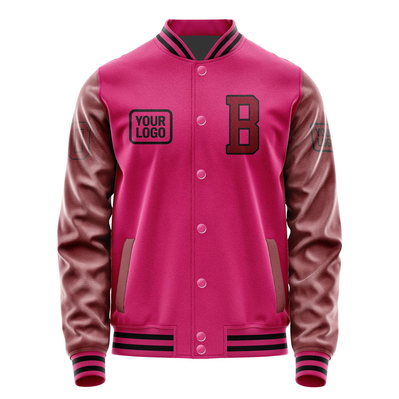 Maßgeschneidertes Rosarot Karmesinrot Jacke JA131315131717151517