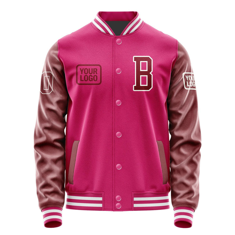 Maßgeschneidertes Rosarot Karmesinrot Jacke JA131315131818151518