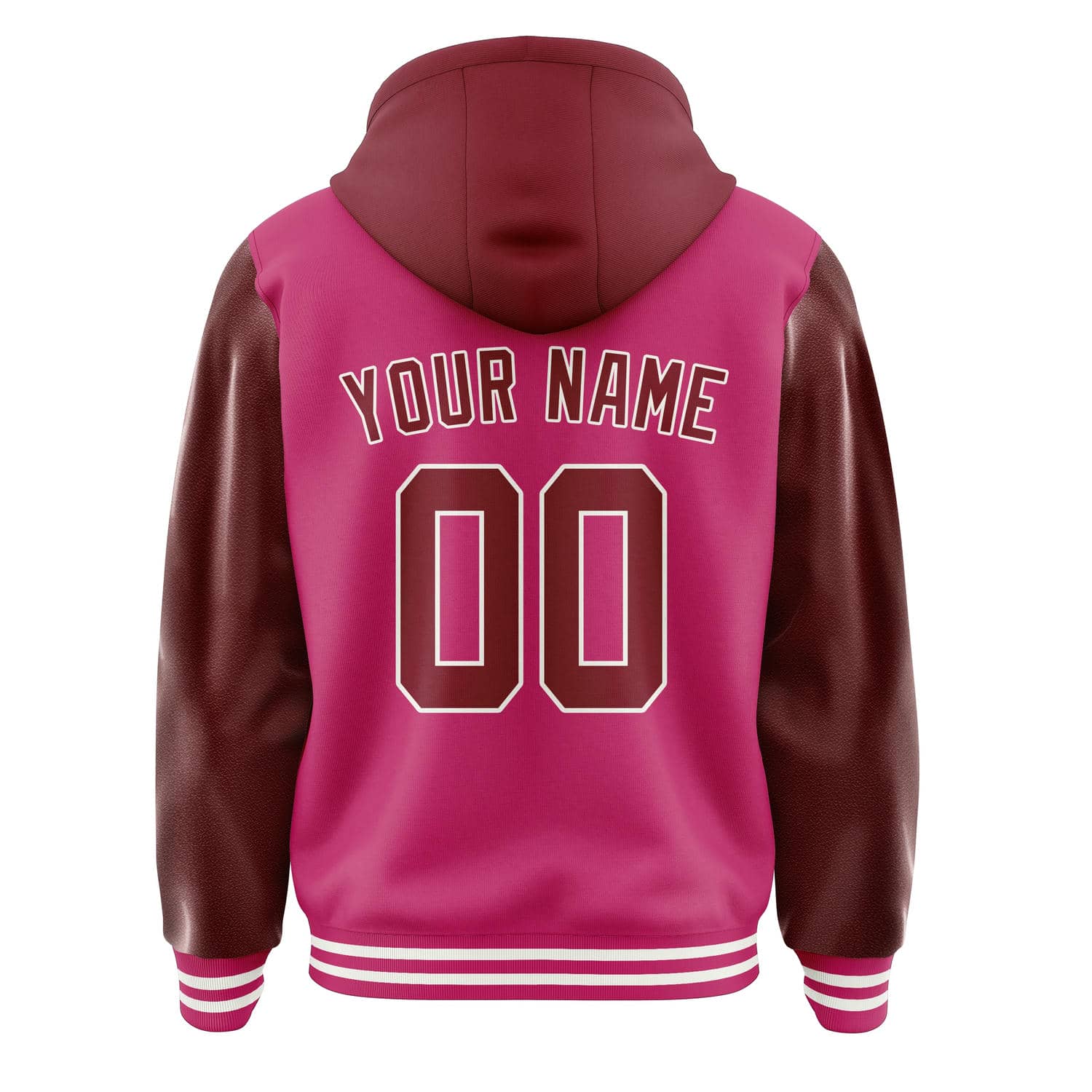 Maßgeschneidertes Rosarot Karmesinrot Jacke