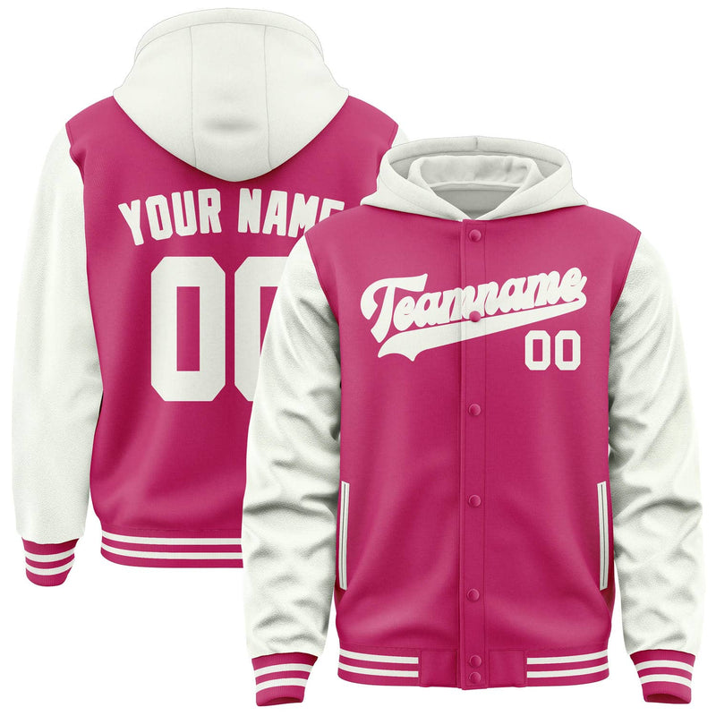 Maßgeschneidertes Rosarot Weiß Jacke JA131318131818181818