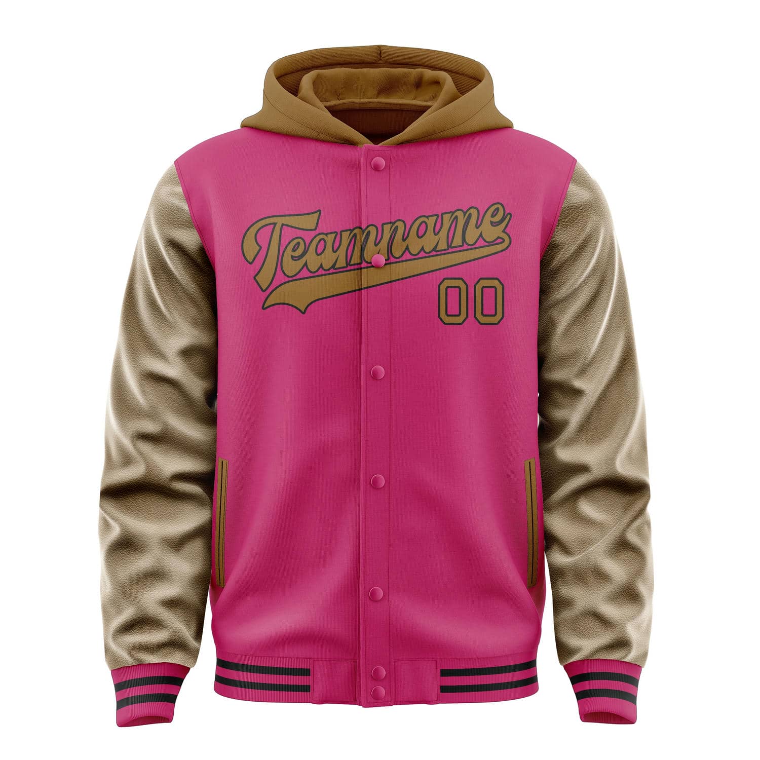 Maßgeschneidertes Rosarot Khaki Jacke