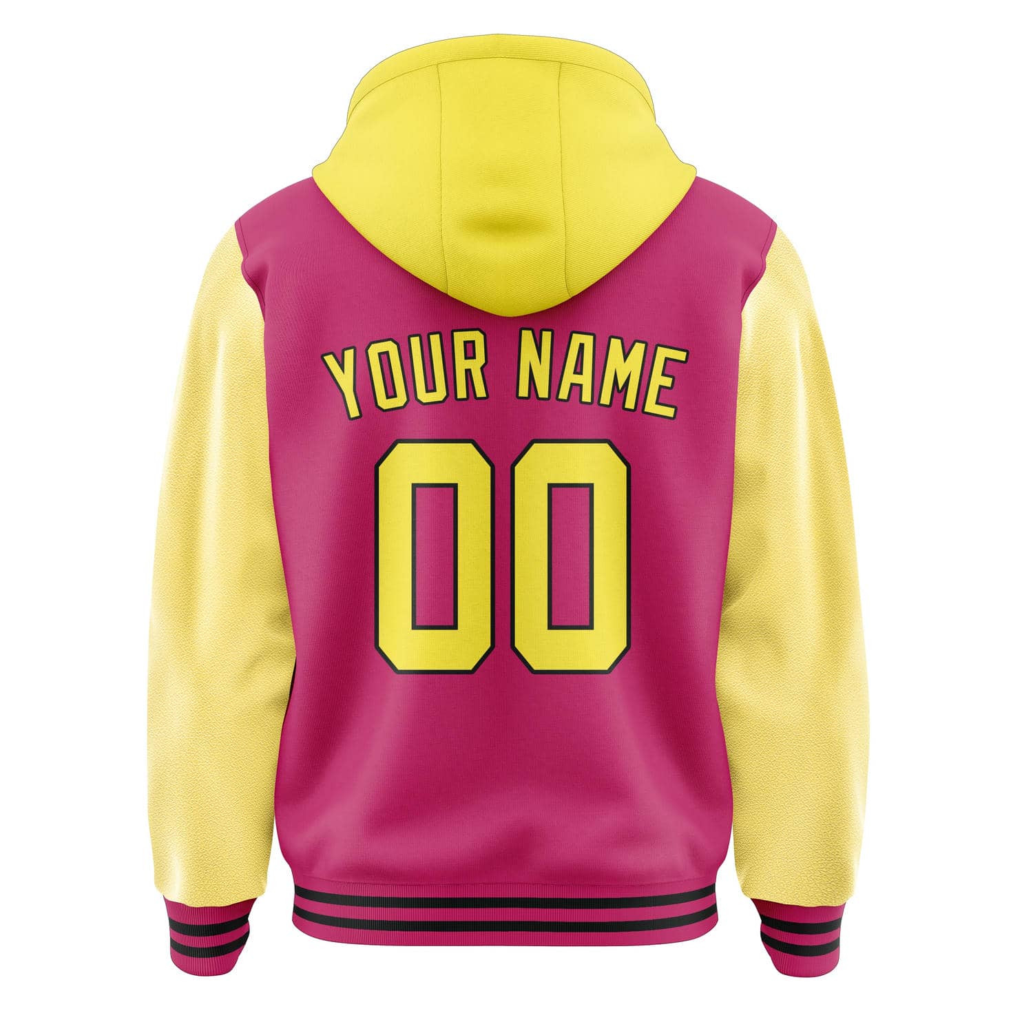 Maßgeschneidertes Rosarot Blassgelb Jacke