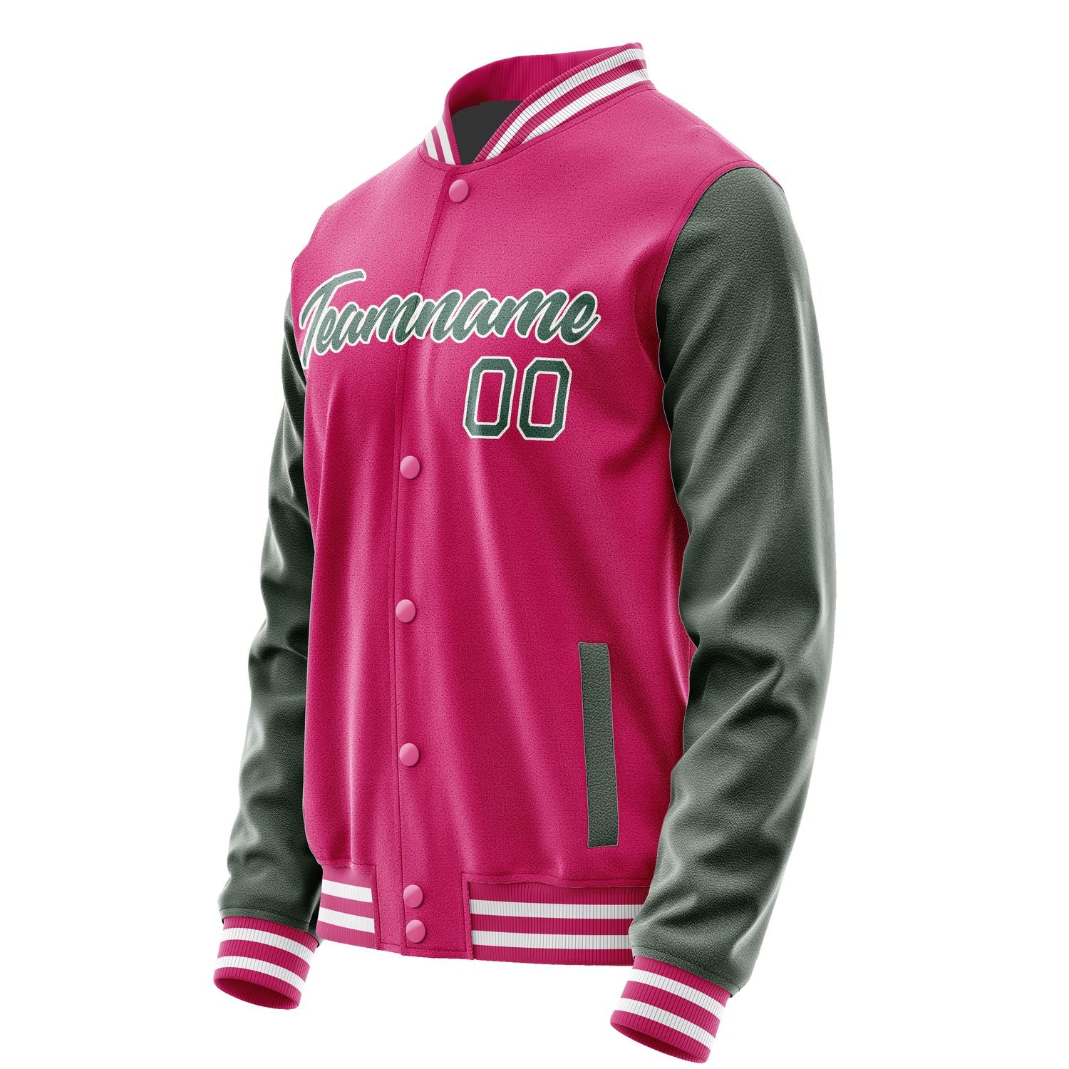 Maßgeschneidertes Rosarot Blaugrün Jacke JA1313271318B21827
