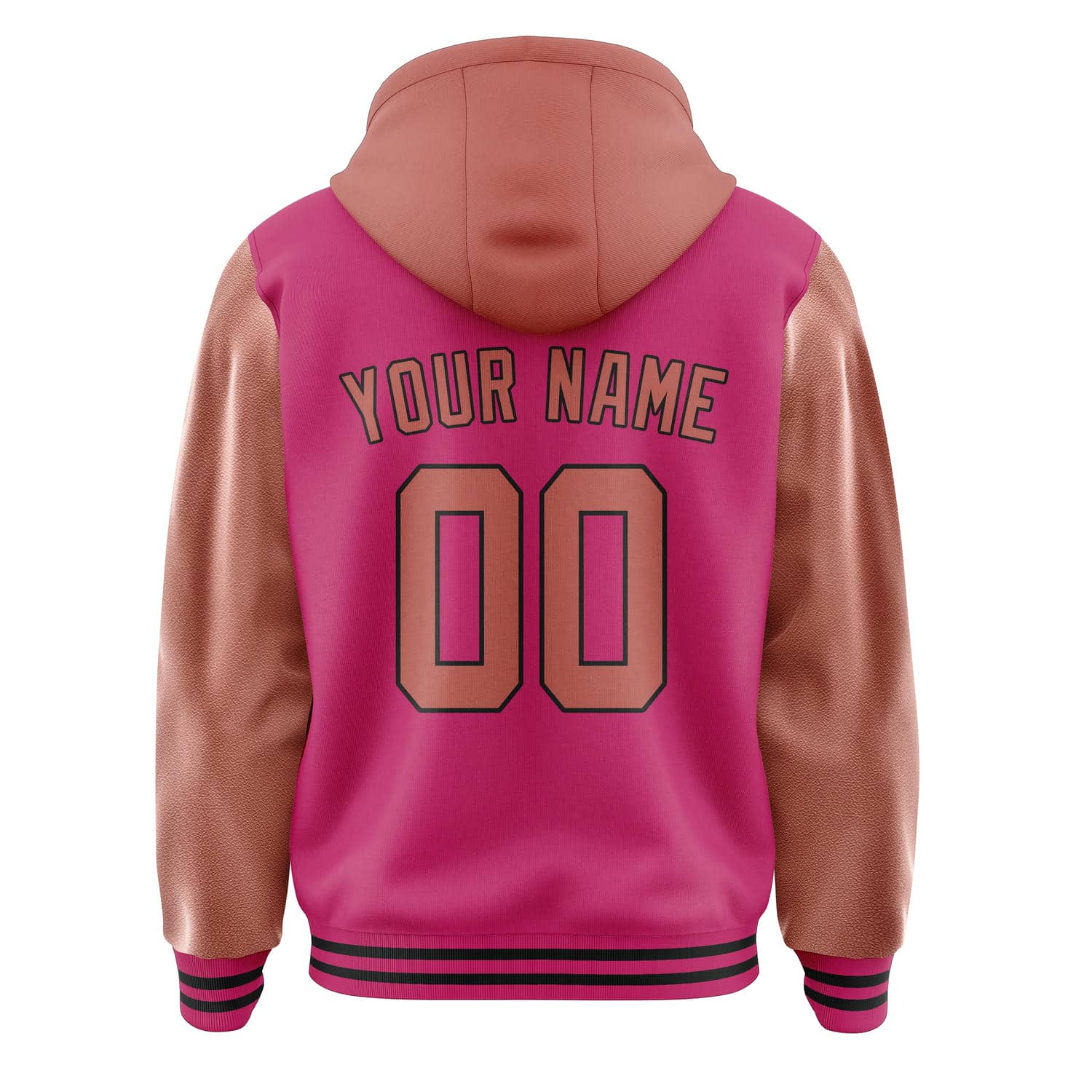Maßgeschneidertes Rosarot Kupferrose Jacke