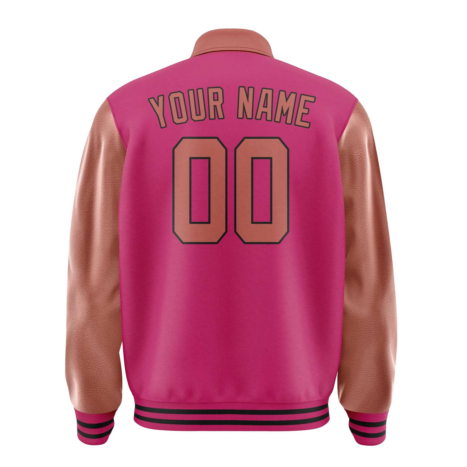 Maßgeschneidertes Rosarot Kupferrose Jacke