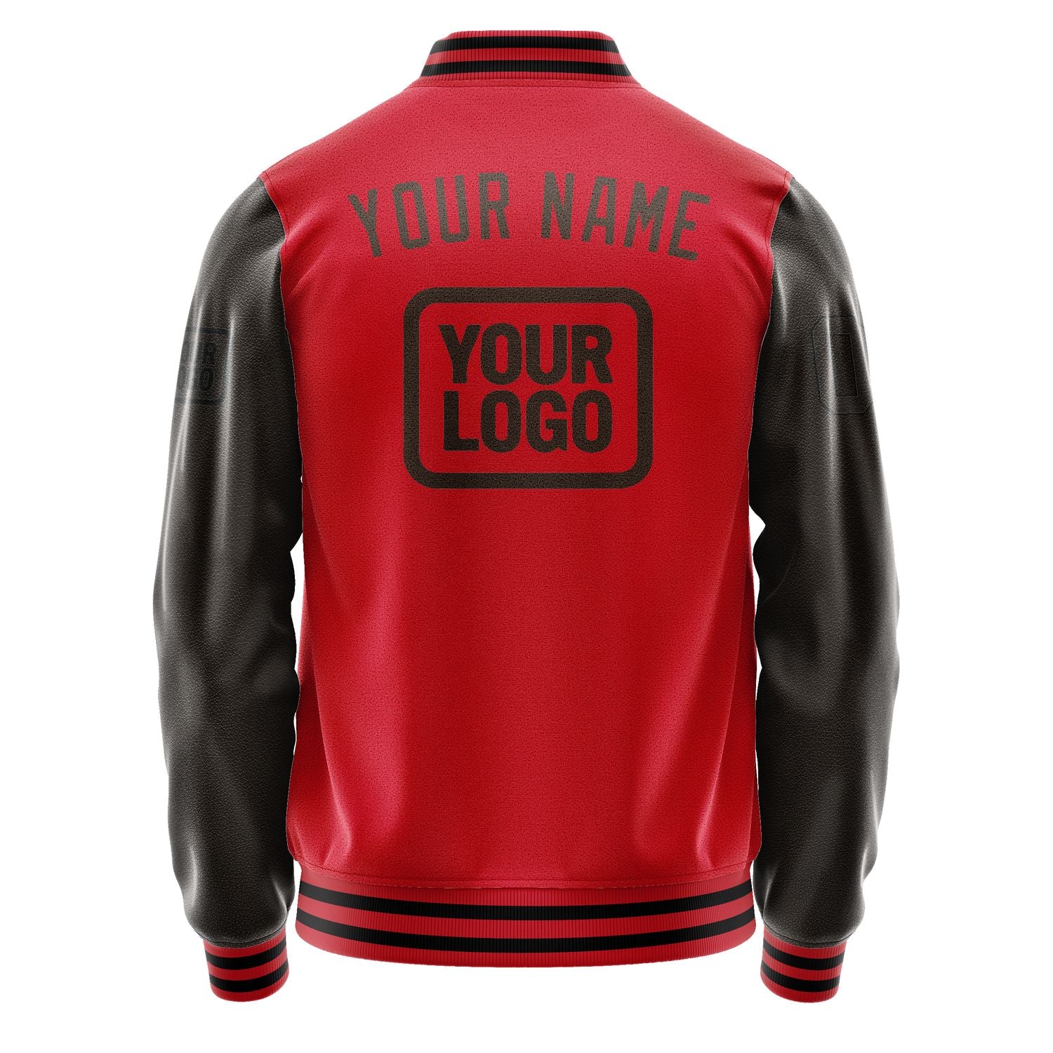 Maßgeschneidertes Rot Braun Jacke JA141401141717010117