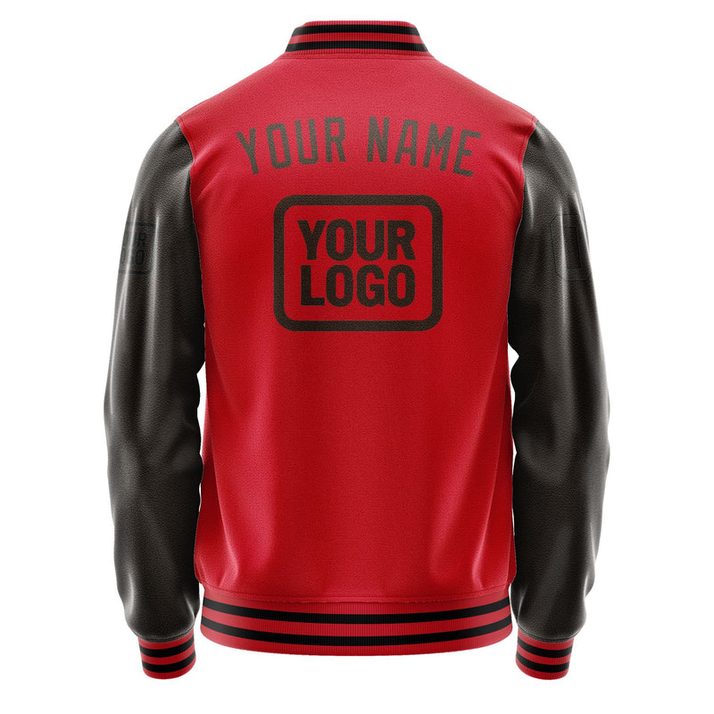 Maßgeschneidertes Rot Braun Jacke JA141401141717010117