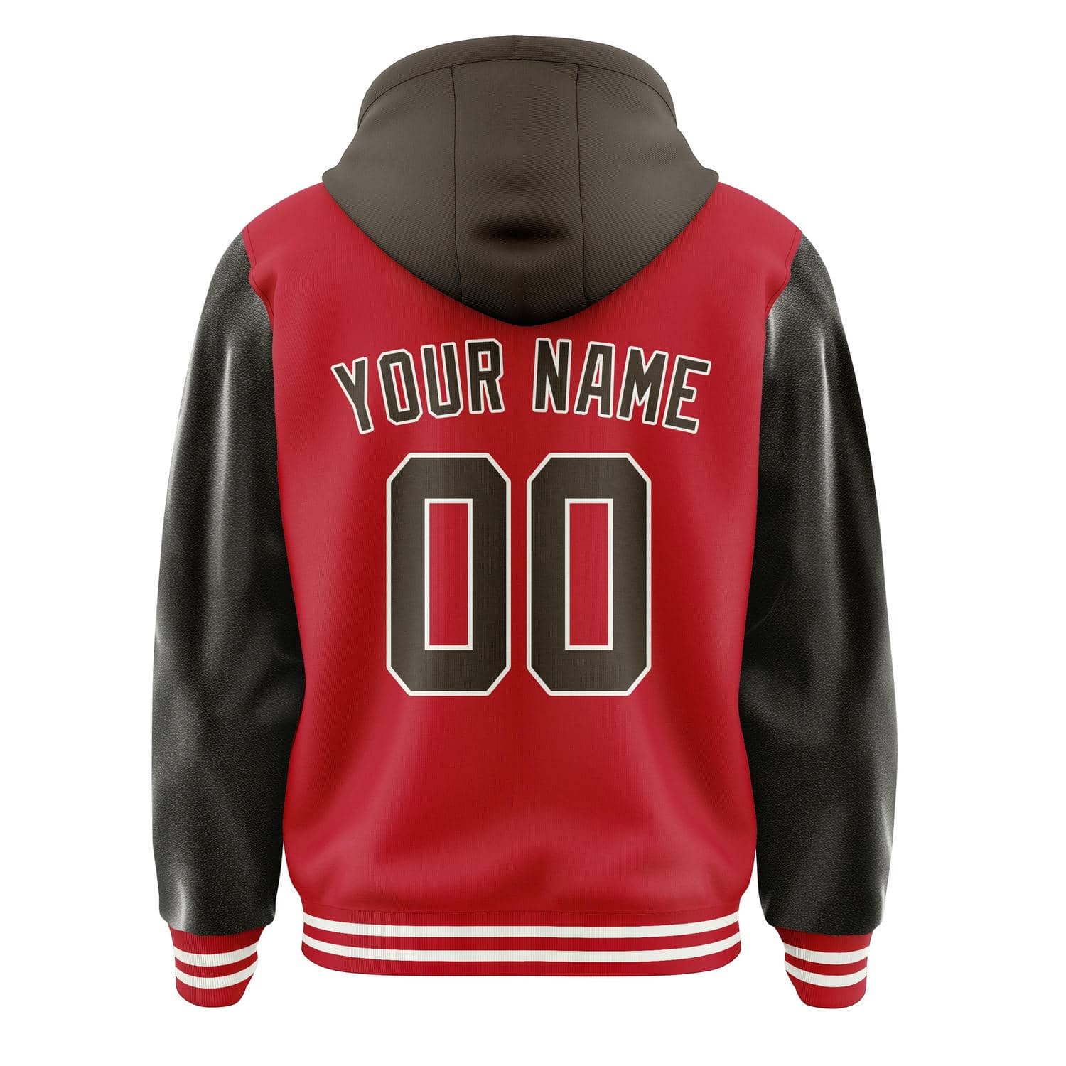 Maßgeschneidertes Rot Braun Jacke