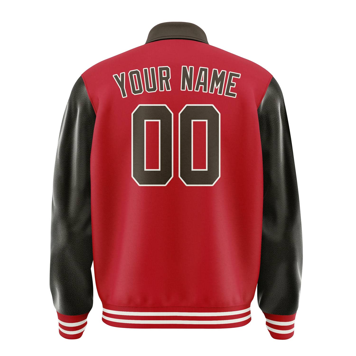 Maßgeschneidertes Rot Braun Jacke