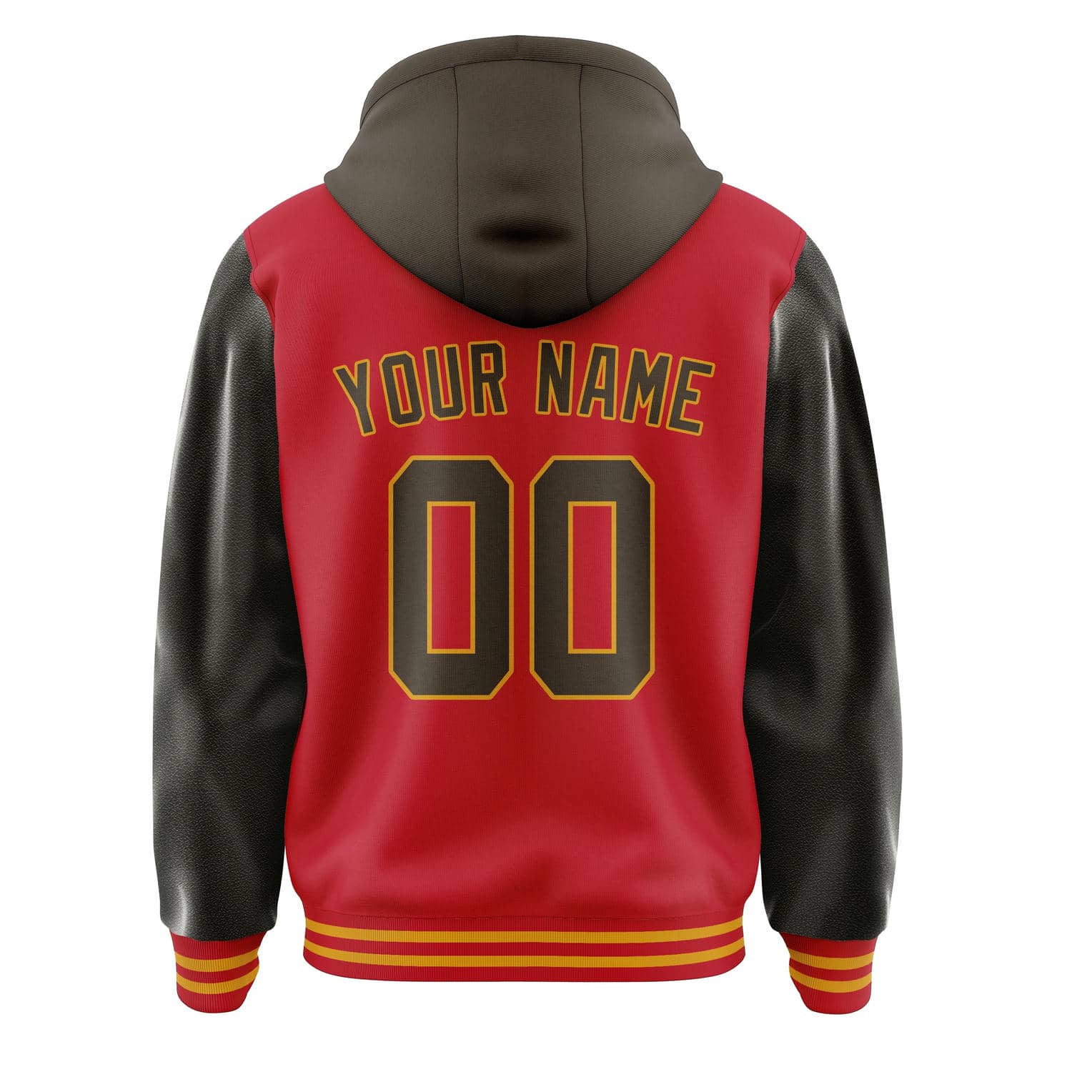 Maßgeschneidertes Rot Braun Jacke