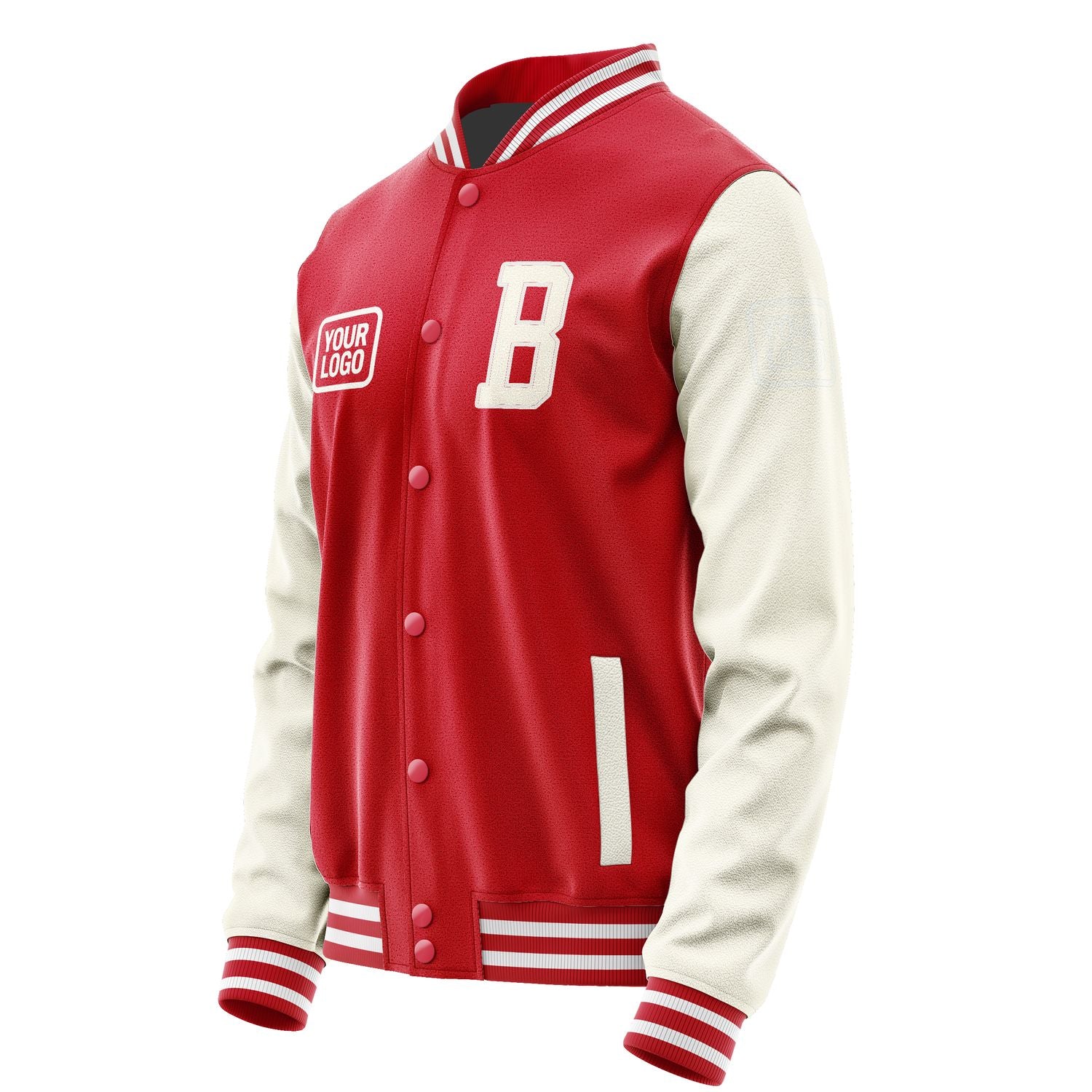 Maßgeschneidertes Rot Beige Jacke JA141403141818030318