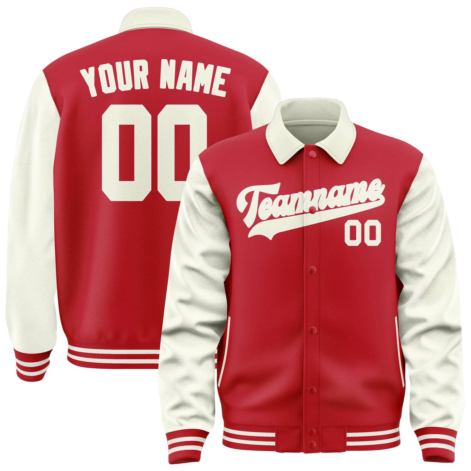 Maßgeschneidertes Rot Beige Jacke JA141403141818030318