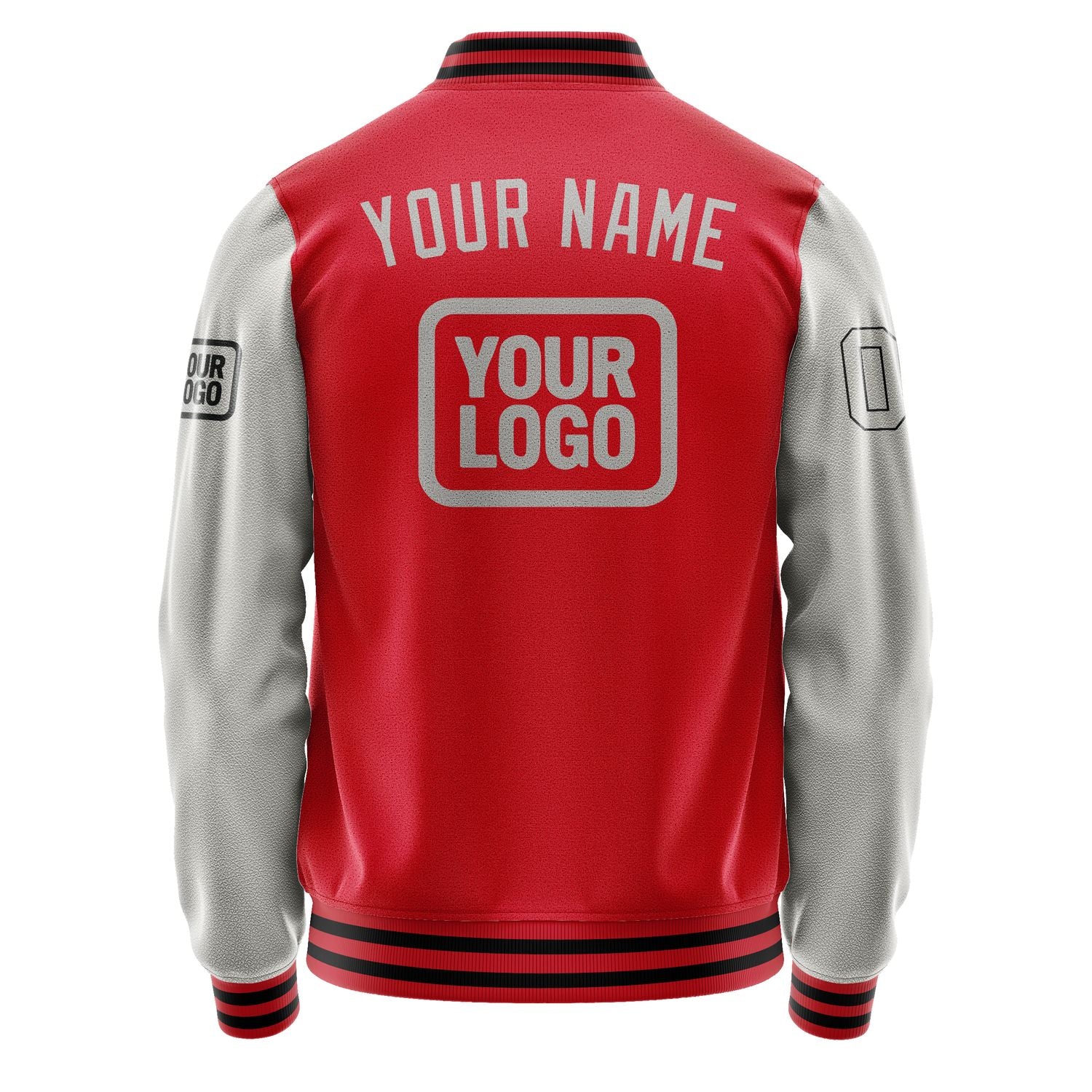 Maßgeschneidertes Rot Grau Jacke JA141404141717040417