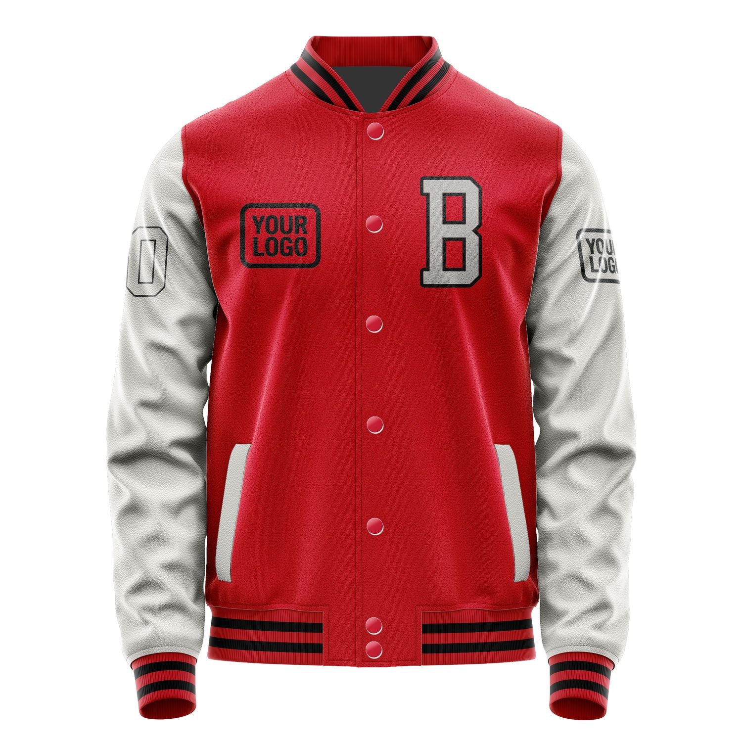 Maßgeschneidertes Rot Grau Jacke JA141404141717040417