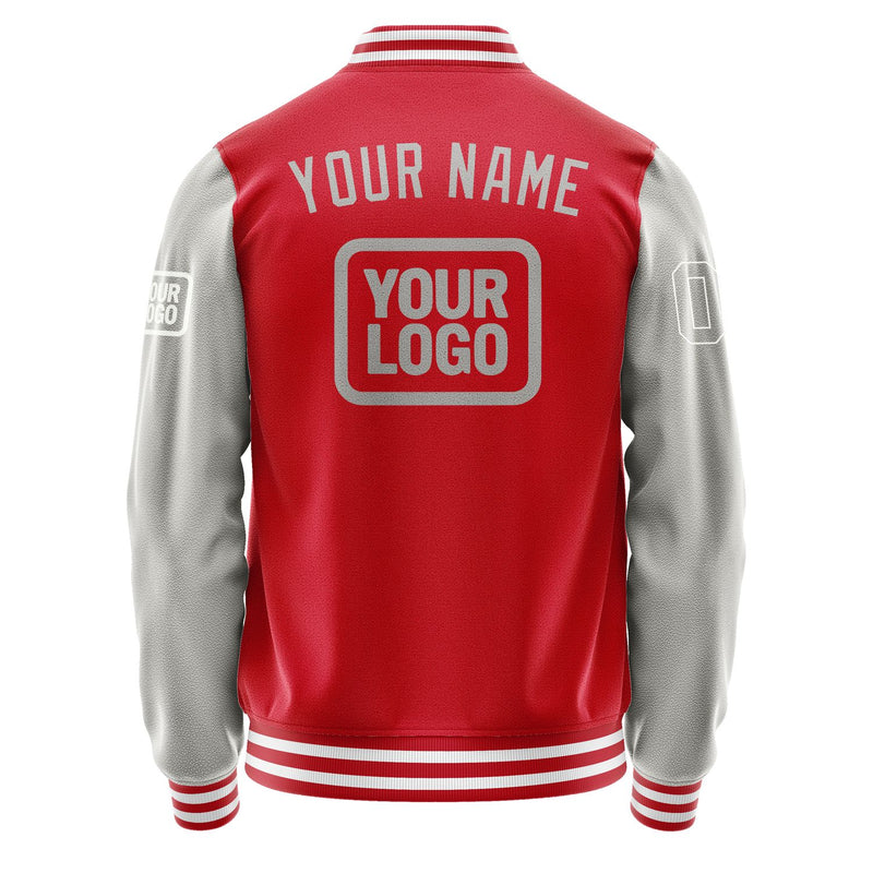 Maßgeschneidertes Rot Grau Jacke JA141404141818040418