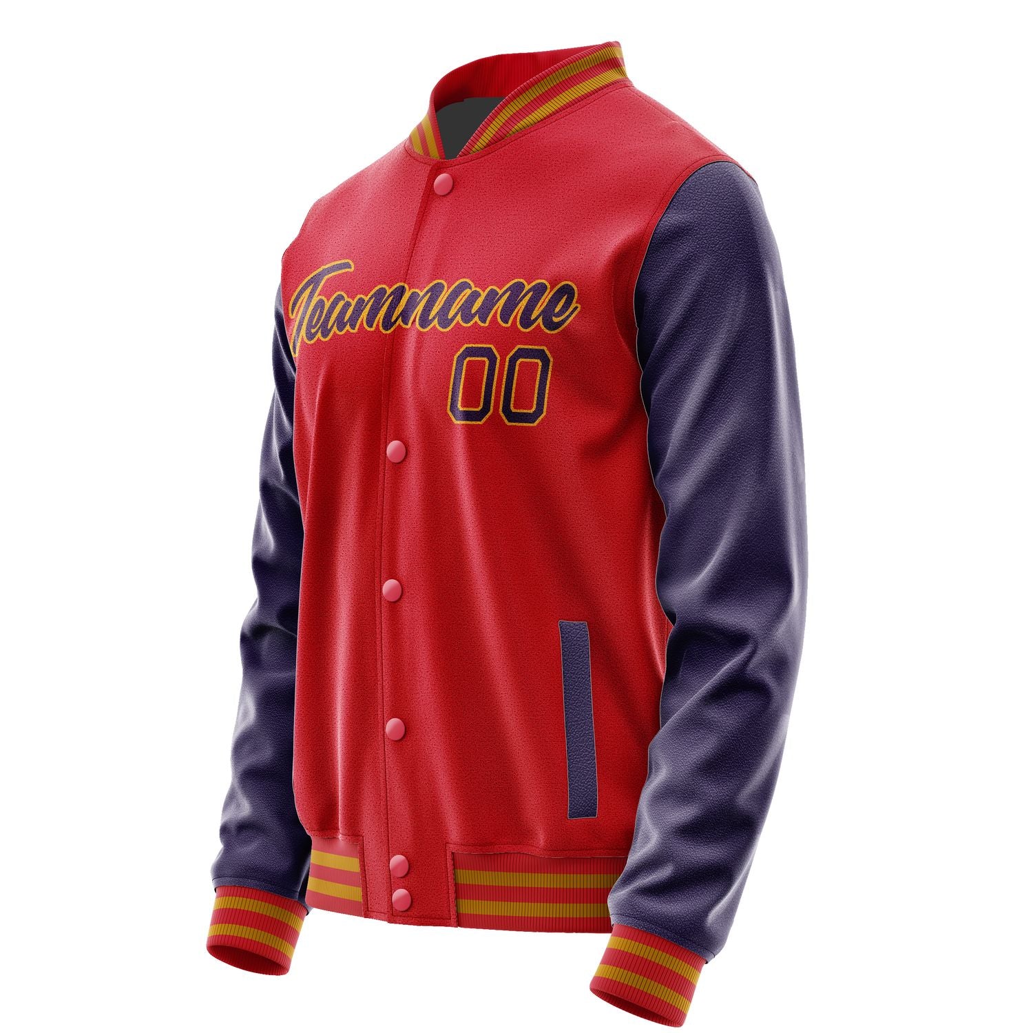 Maßgeschneidertes Rot Lila Jacke Ja1414071419B21907