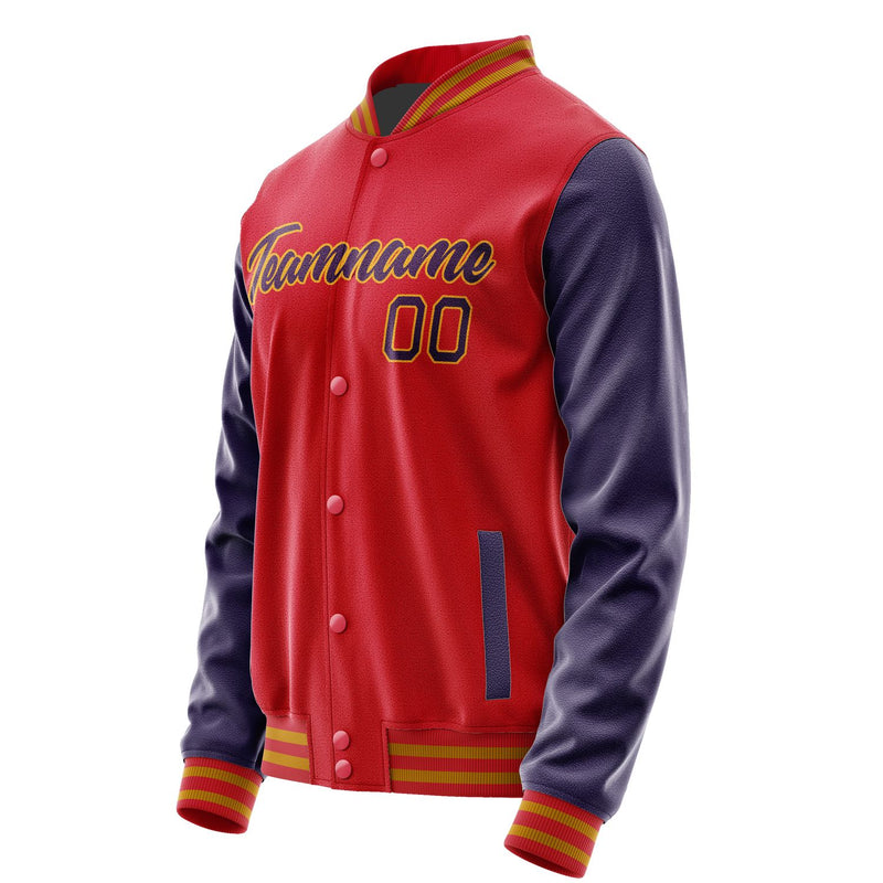 Maßgeschneidertes Rot Lila Jacke Ja1414071419B21907