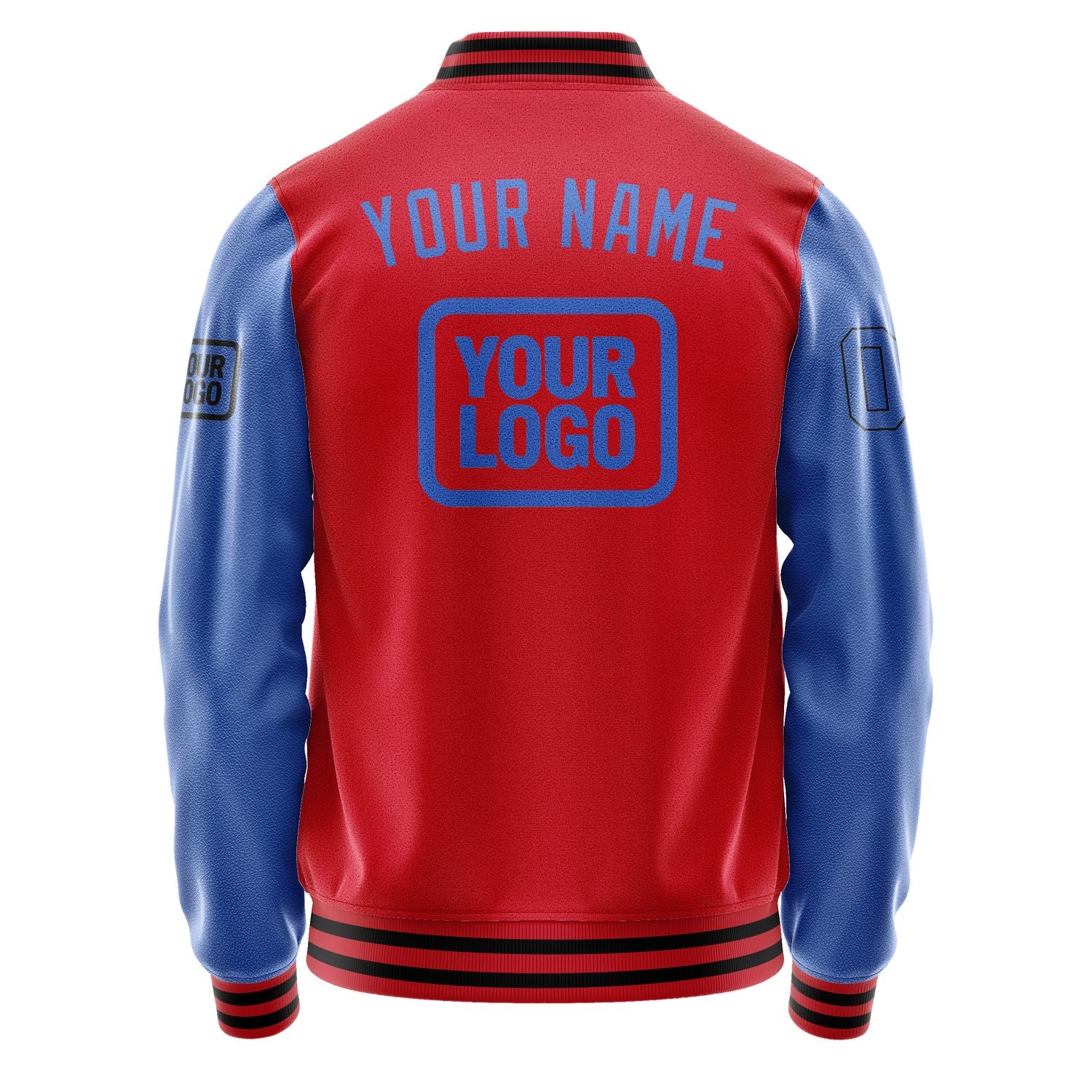 Maßgeschneidertes Rot Himmelblau Jacke JA141409141717090917