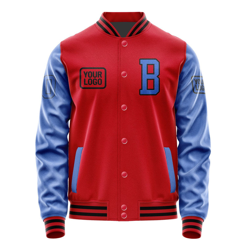Maßgeschneidertes Rot Himmelblau Jacke JA141409141717090917