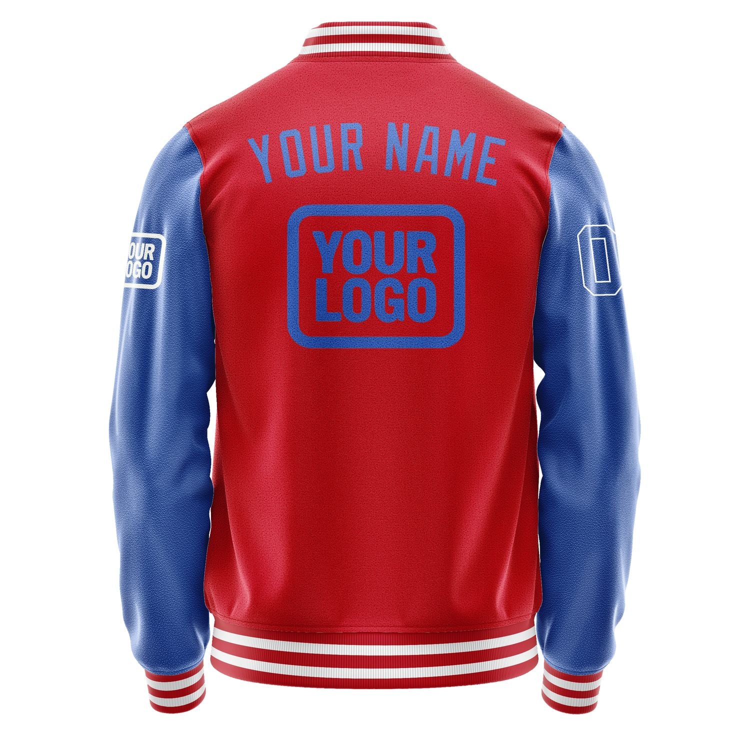 Maßgeschneidertes Rot Himmelblau Jacke JA141409141818090918