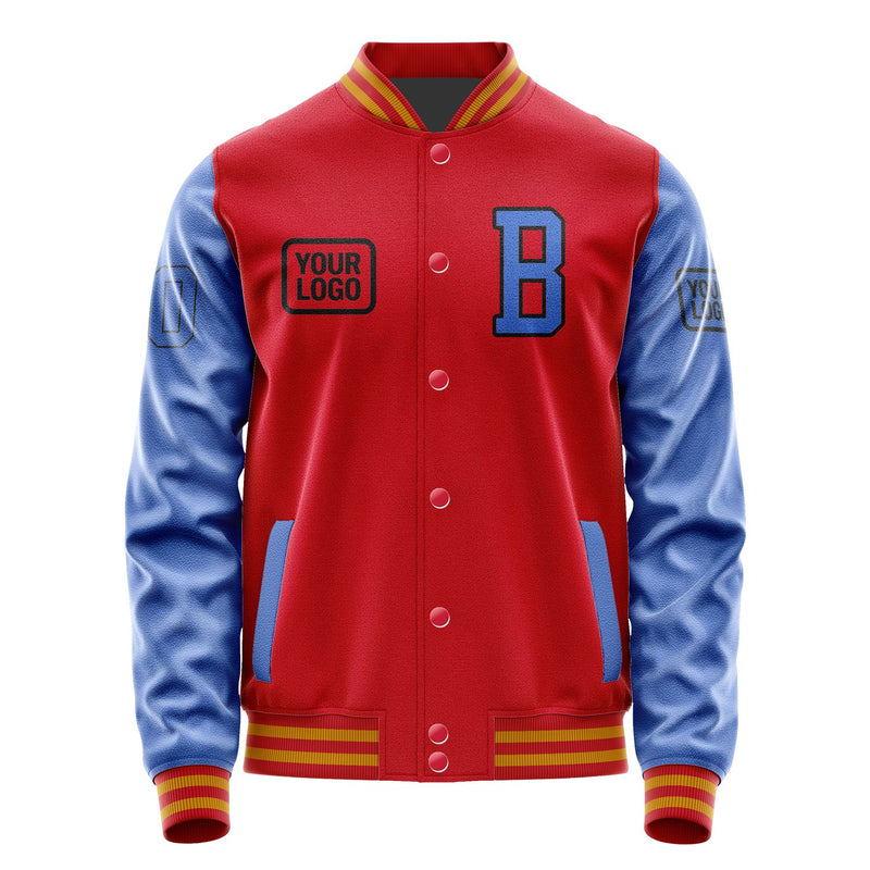 Maßgeschneidertes Rot Himmelblau Jacke JA141409141917090917