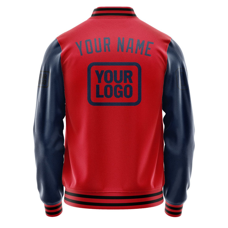 Maßgeschneidertes Rot Marineblau Jacke JA141410141717101017