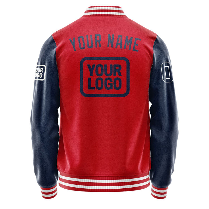 Maßgeschneidertes Rot Marineblau Jacke JA141410141818101018