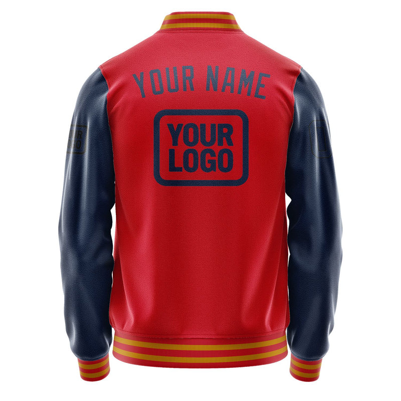 Maßgeschneidertes Rot Marineblau Jacke JA141410141917101017
