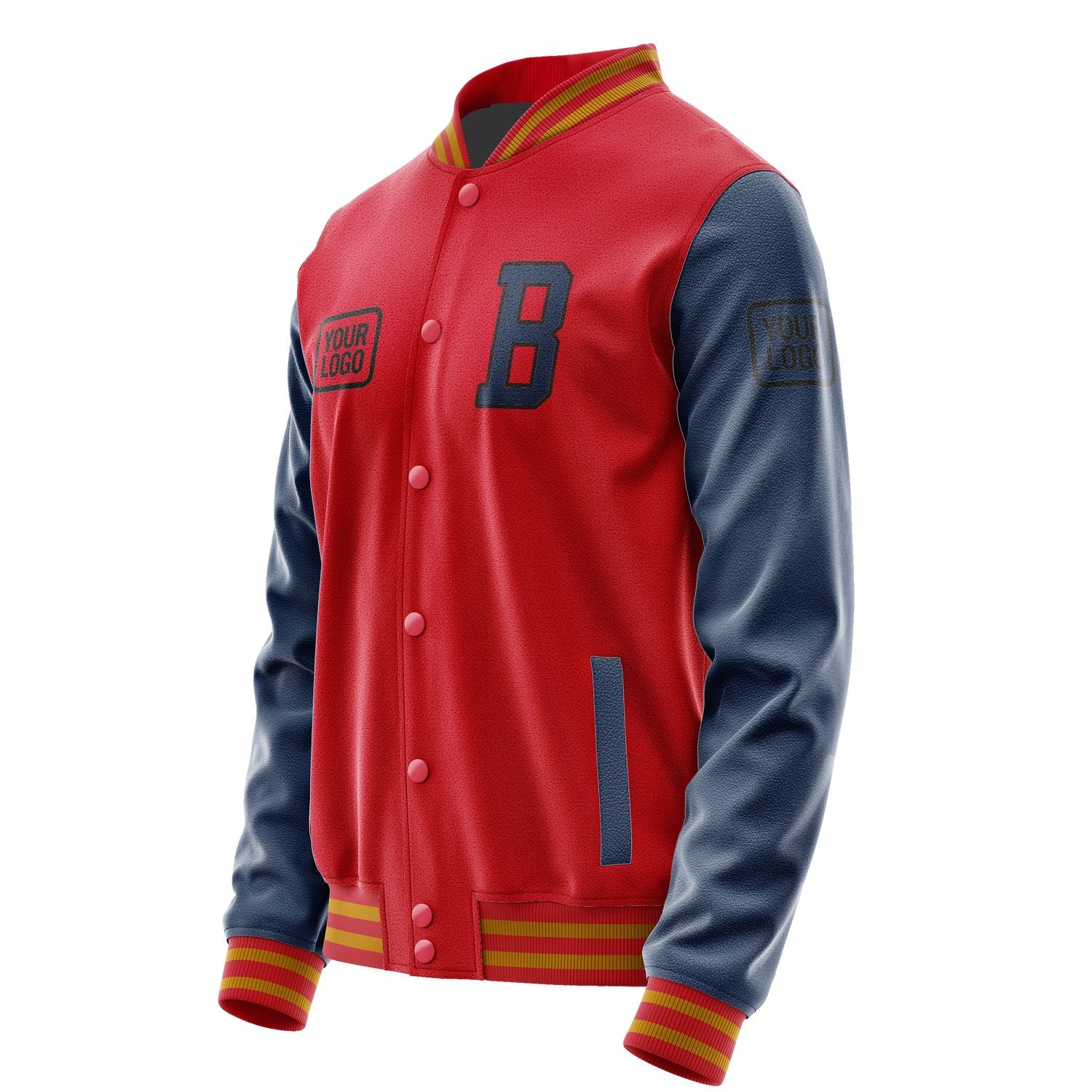 Maßgeschneidertes Rot Marineblau Jacke JA141410141917101017