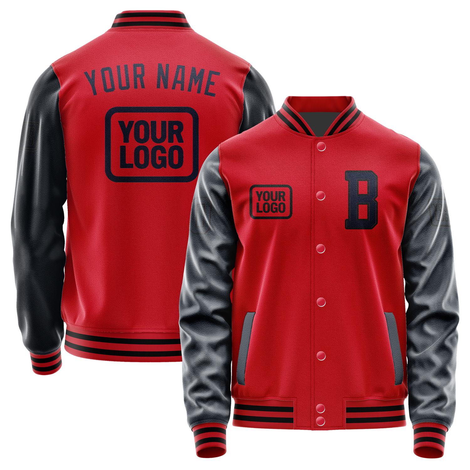 Maßgeschneidertes Rot Stahlblau Jacke JA141411141717111117