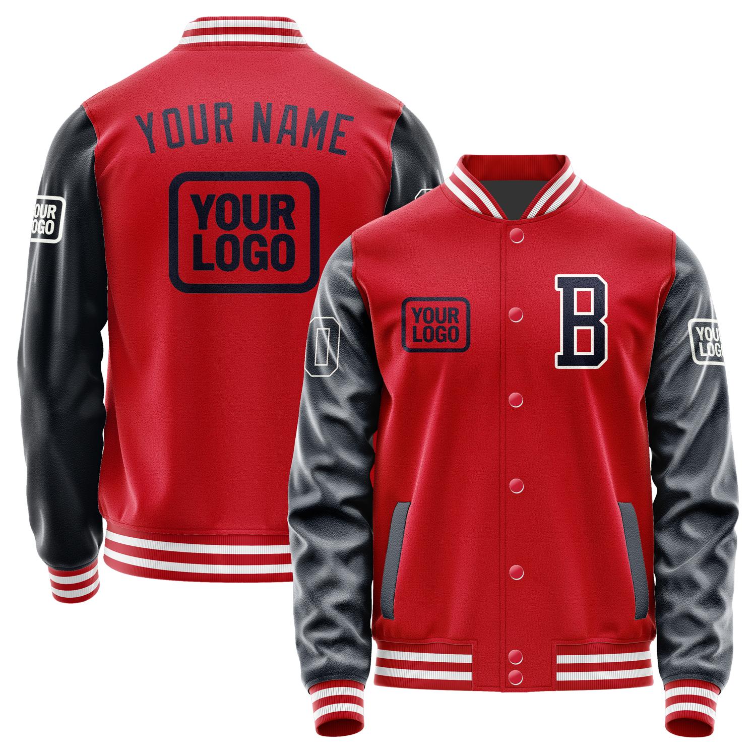 Maßgeschneidertes Rot Stahlblau Jacke JA141411141818111118
