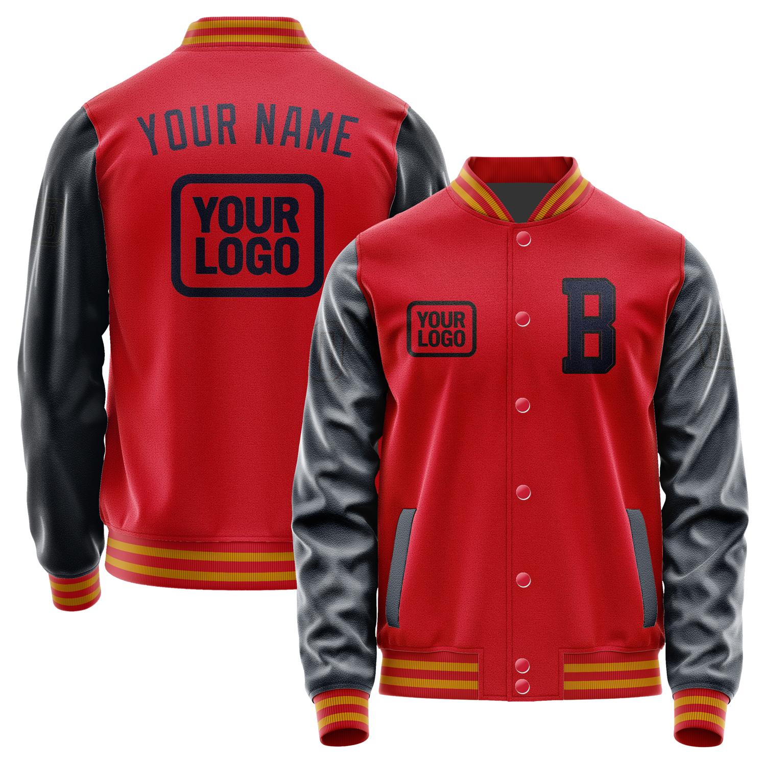 Maßgeschneidertes Rot Stahlblau Jacke JA141411141917111117